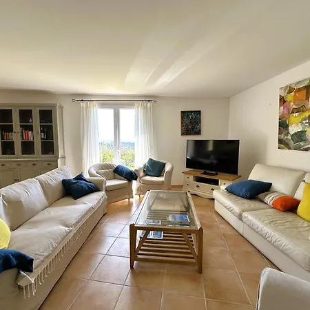 Villa Climatisee Pour 10 Personnes Avec Piscine Chauffee Et Vue A Les Maures *